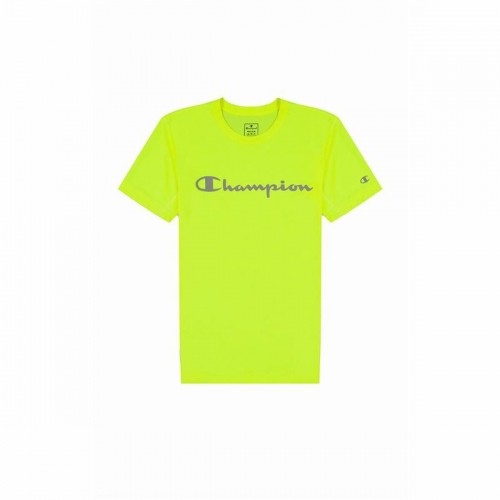 Men’s Short Sleeve T-Shirt Champion Crewneck Lime green image 1