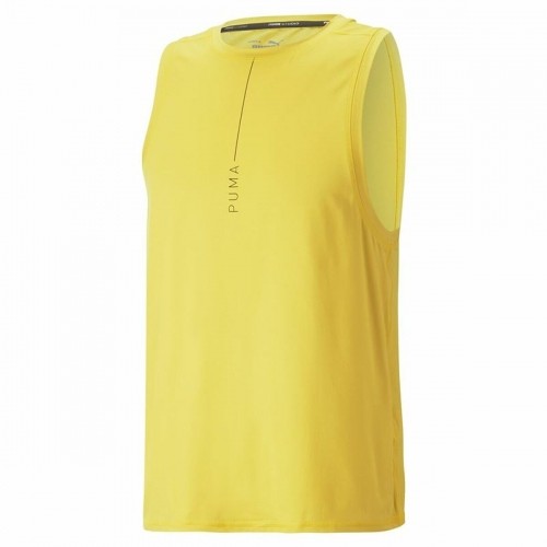Men's Sleeveless T-shirt Puma Studio Yogini Lite Yellow image 1
