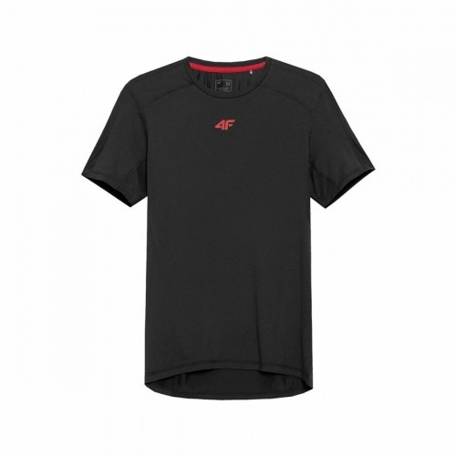 Men’s Short Sleeve T-Shirt 4F TSMF019  Black image 1