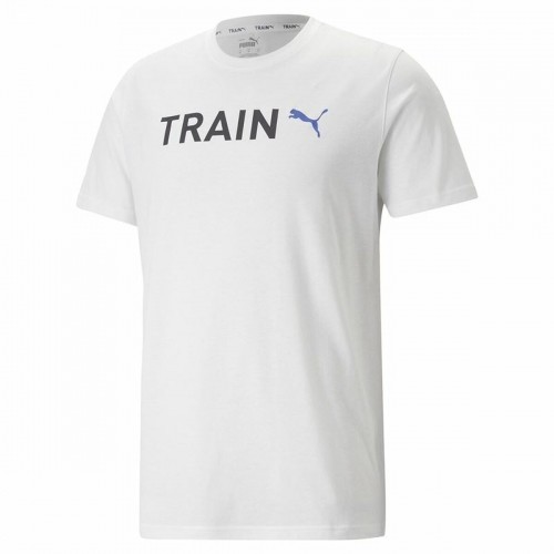 Men’s Short Sleeve T-Shirt Puma Graphic Tr White image 1