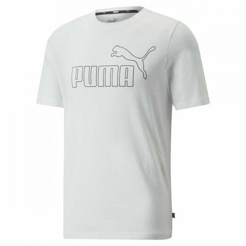Футболка Puma Essentials Elevated Белый Мужской image 1