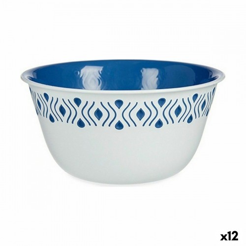 Salad Bowl Stefanplast Tosca Blue Plastic 19 x 9 x 19 cm (12 Units) image 1