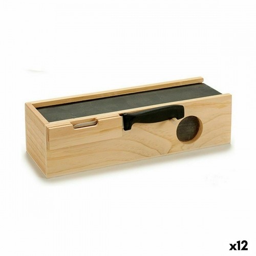 Box with cover Meat Slicer Wood 9,5 x 8 x 30 cm (12 Units) image 1