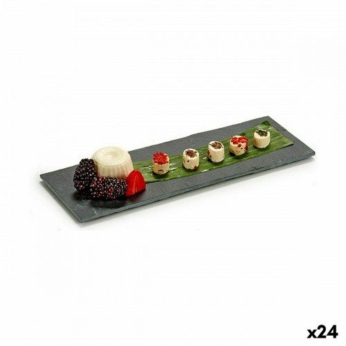 Snack tray Black Board 30,3 x 0,5 x 10 cm (24 Units) image 1