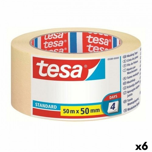 Adhesive Tape TESA 50 m 50 mm White image 1