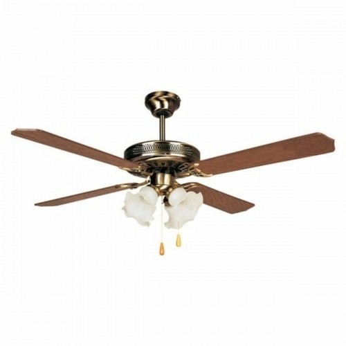 Ceiling Fan with Light Orbegozo Wood 60 W Ø 132 cm image 1