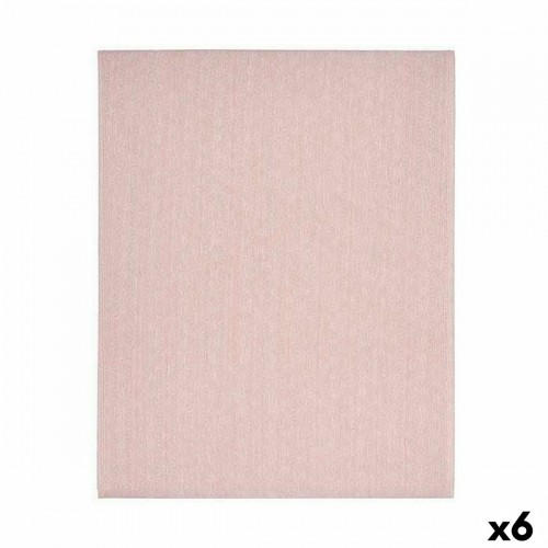 Tablecloth Thin canvas Anti-stain Star 140 x 180 cm Pink (6 Units) image 1