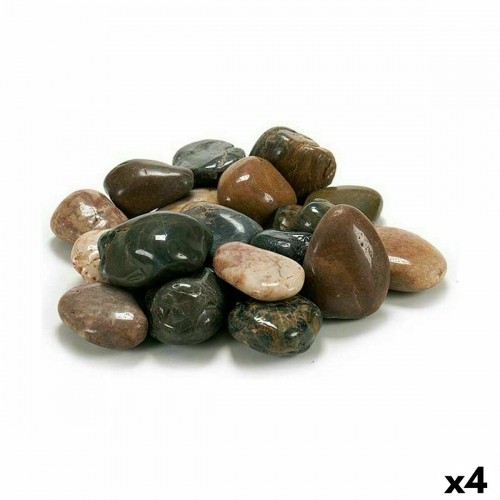 Decorative Stones Grey Brown 3 Kg (4 Units) image 1