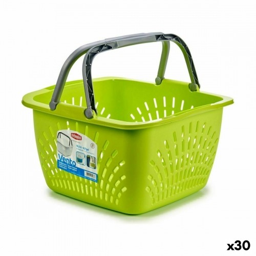 Multi-purpose basket Stefanplast Brown Plastic 18 L 39 x 21,5 x 39 cm With handles (30 Units) image 1