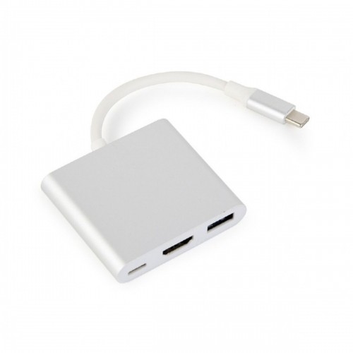 USB C uz VGA Adapteris GEMBIRD A-CM-HDMIF-02-SV image 1