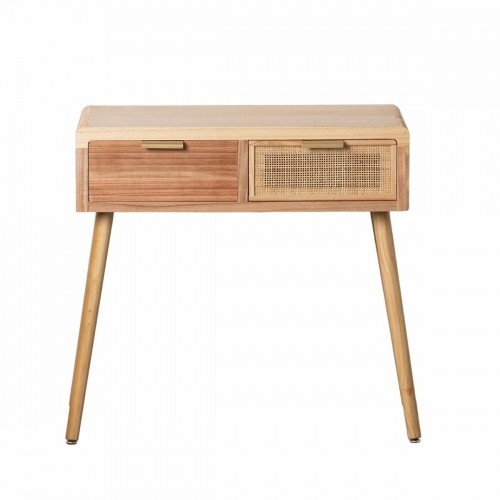 Bigbuy Home Тумба HONEY Натуральный Древесина павловнии Деревянный MDF 80 x 40 x 78 cm image 1