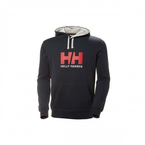 Vīriešu Sporta Krekls ar Kapuci HH LOGO Helly Hansen  33977 597 Tumši Zils image 1