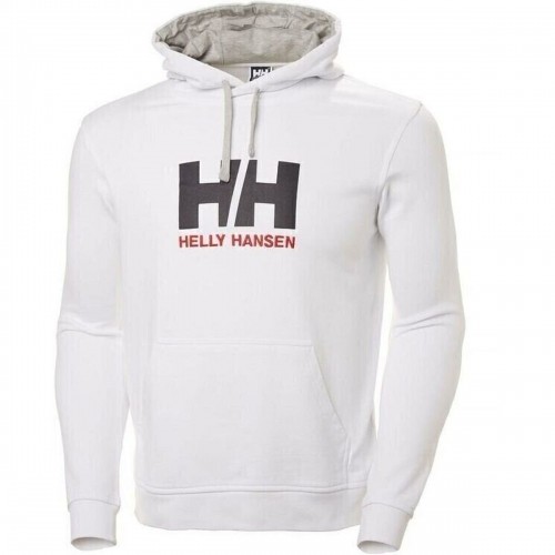 Vīriešu Sporta Krekls ar Kapuci HH LOGO Helly Hansen 33977 001 Balts image 1