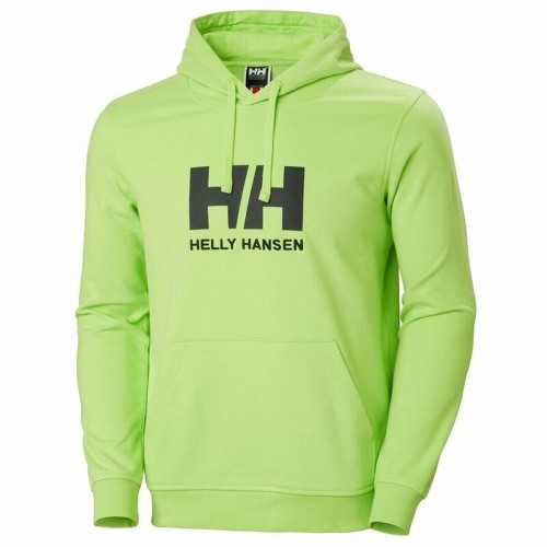 Vīriešu Sporta Krekls ar Kapuci HH LOGO Helly Hansen 33977 395 Zaļš image 1