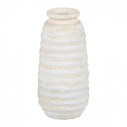 Vase Cream Ceramic 15 x 15 x 30 cm image 1
