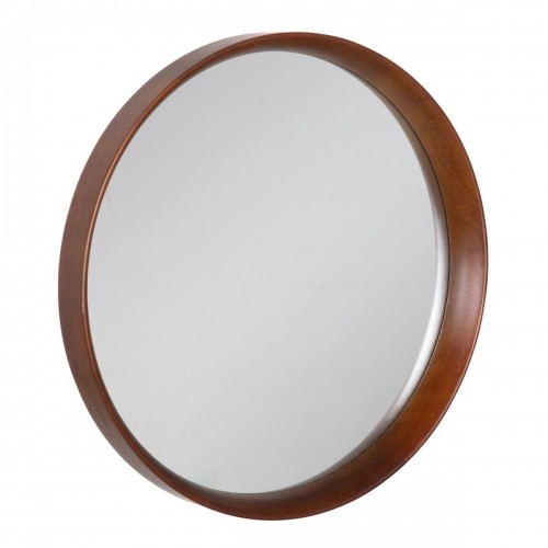 Wall mirror Brown Crystal beech wood 60 x 6 x 60 cm image 1