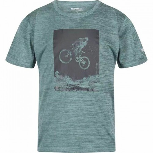 Children’s Short Sleeve T-Shirt Regatta Alvarado VII Ivymossmarl Blue image 1