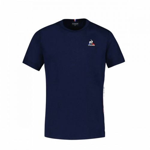 Children’s Short Sleeve T-Shirt Le coq sportif N°1 Tricolore Blue image 1