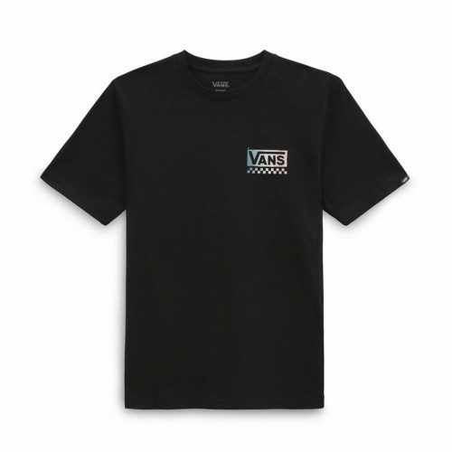 Children’s Short Sleeve T-Shirt Vans Global Stack-B Black image 1