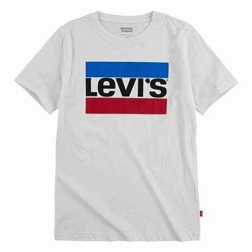 Children’s Short Sleeve T-Shirt Levi's Sportswear Logo White image 1