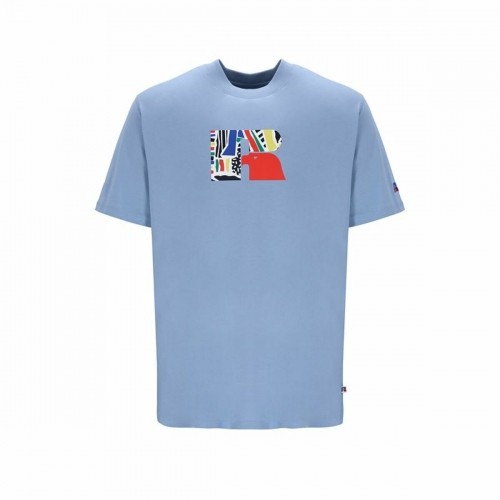 Krekls ar Īsām Piedurknēm Russell Athletic Emt E36211 Zils Vīriešu image 1