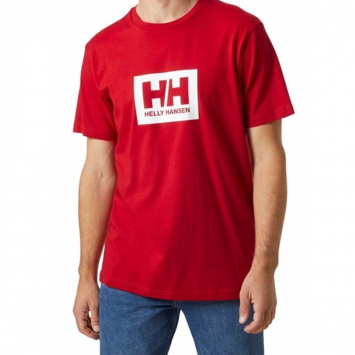 Vīriešu Krekls ar Īsām Piedurknēm  HH BOX T Helly Hansen 53285 162  Sarkans image 1