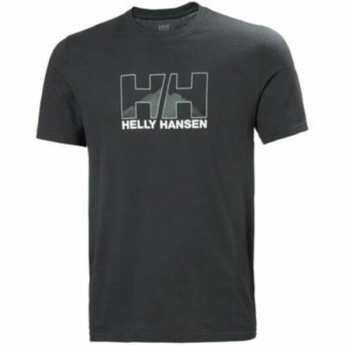 Vīriešu Krekls ar Īsām Piedurknēm NORD GRAPHIC Helly Hansen 62978 981 Pelēks image 1