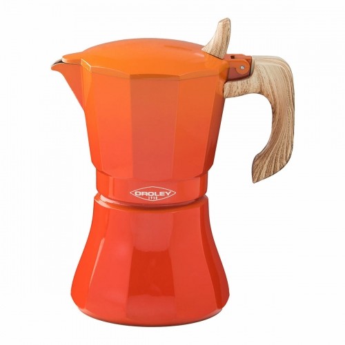 Итальянская Kофеварка Oroley Petra 6 Чашки Оранжевый Алюминий image 1