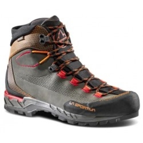 La Sportiva Apavi TRANGO Tech Leather GTX 42.5 Carbon/Hawaiian Sun image 1