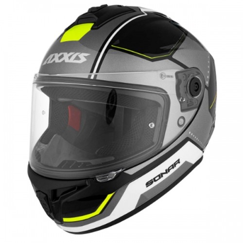 Axxis Helmets, S.a. DrakenSONAR (L) B13 BlackGreyMat ķivere image 1