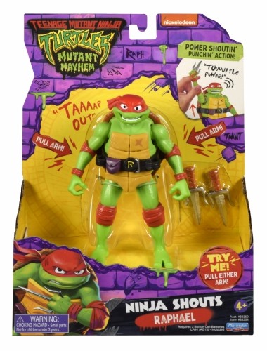 TMNT figure Ninja Shouts Raphael, 83354 image 1