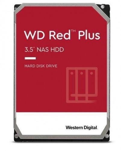 HDD|WESTERN DIGITAL|Red Plus|2TB|SATA|64 MB|5400 rpm|3,5"|WD20EFPX image 1