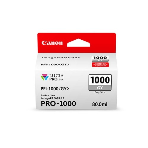 Картридж с оригинальными чернилами Canon PFI-1000 Серый image 1