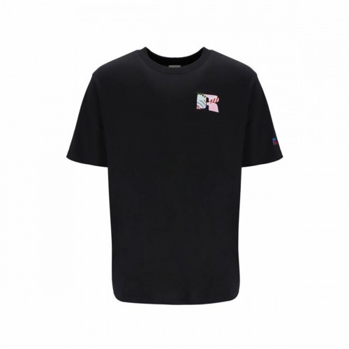 Short Sleeve T-Shirt Russell Athletic Emt E36221 Black Men image 1