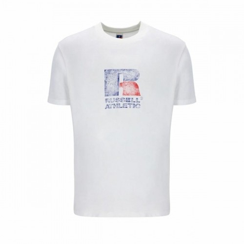 Short Sleeve T-Shirt Russell Athletic Emt E36201 White Men image 1