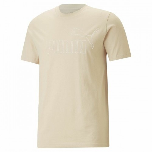 Short Sleeve T-Shirt Puma Essentials Elevated Beige Unisex image 1