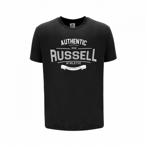 Men’s Short Sleeve T-Shirt Russell Athletic Amt A30081 Black image 1