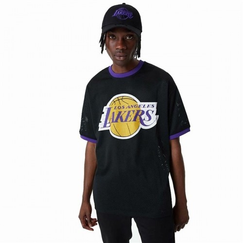Basketball shirt New Era Mesh LA Lakers Black image 1