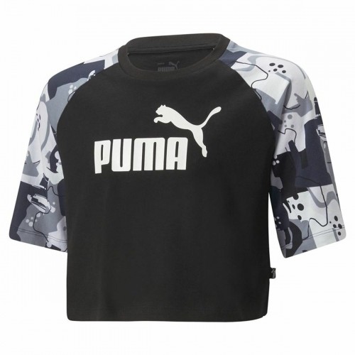 Детский Футболка с коротким рукавом Puma Ess+ Street Art Чёрный image 1