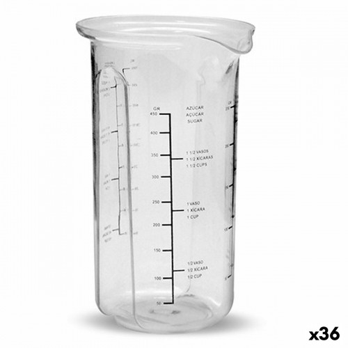 Bigbuy Home Мерный стакан Пластик 500 ml (36 штук) image 1