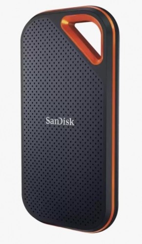 SANDISK BY WESTERN DIGITAL  
         
       External SSD||Extreme Pro|1TB|USB-C|Write speed 2000 MBytes/sec|Read speed 2000 MBytes/sec|Proprietary|SDSSDE81-1T00-G25 image 1