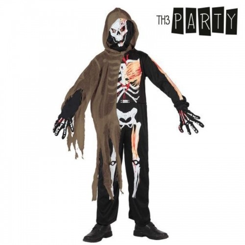 Costume for Children Th3 Party Multicolour Skeleton (4 Pieces) image 1