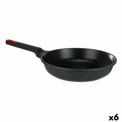 Pan Ø 30 cm Black Aluminium (6 Units) image 1