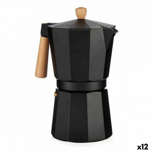 Italian Coffee Pot Wood Aluminium 650 ml (12 Units) image 1