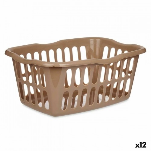 Basket Taupe polypropylene 50 L 58 x 24 x 42 cm (12 Units) image 1