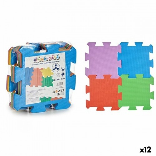Puzzle Carpet Multicolour Eva Rubber (12 Units) image 1