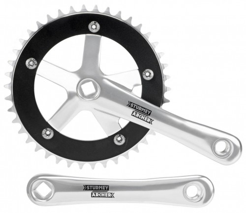 Priekšējie zobratu bloķs Sturmey-Archer 42T 165mm 1-speed silver image 1