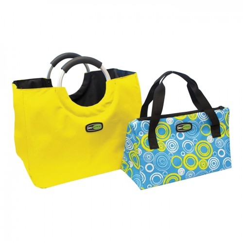 Gio`style Termisko somu komplekts Bag In The City asorti, zila-dzeltena/dzeltena-zila image 1