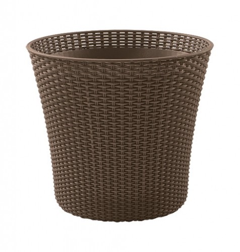 Keter Puķu pods Conic Planter 56,5L brūns image 1