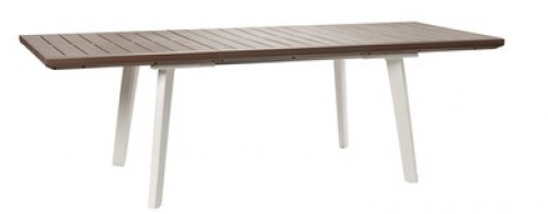 Keter Dārza galds izvelkams Harmony Extendable balts/bēšs image 1